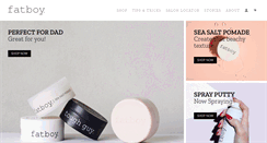 Desktop Screenshot of fatboyhair.com